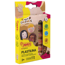Plastilina Modelling Clay set of 6 Skintones 15 g in the group Kids / Kids' Paint & Crafts / Modelling Clay for Kids at Pen Store (130619)