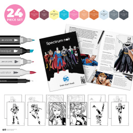 Art Kit 24-set Harley Quinn in the group Pens / Artist Pens / Illustration Markers at Pen Store (130636)