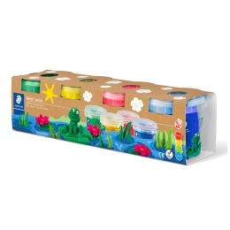 Noris Modelling Clay Basic 4 x 130 g in the group Kids / Kids' Paint & Crafts / Modelling Clay for Kids / Modeling clay for kids at Pen Store (130642)