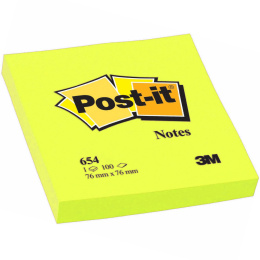 Post-it 76x76 Neon yellow in the group Paper & Pads / Note & Memo / Post-it and notepads at Pen Store (130677)