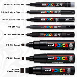 Black Set of 8 in the group Pens / Artist Pens / Acrylic Markers at Pen Store (130695)