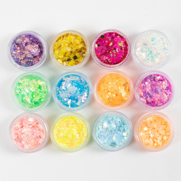 Glitter Clay 5ml 12-set in the group Hobby & Creativity / Create / Modelling Clay at Pen Store (130708)