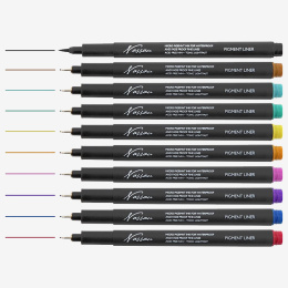 Fineliner Drawing pen Colour 10-set in the group Pens / Writing / Fineliners at Pen Store (130726)