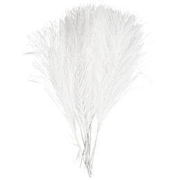 Artificial feathers Pack of 10 White in the group Hobby & Creativity / Create / Crafts & DIY at Pen Store (130779)