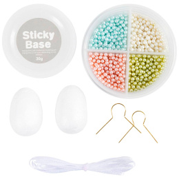 Mini DIY-kit Pearl egg in the group Hobby & Creativity / Holidays and seasons / Easter crafts at Pen Store (130811)