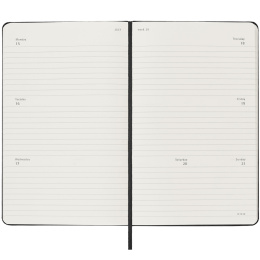 Planner 18M Weekly Hard Cover Horisontell Pocket Black in the group Paper & Pads / Planners / 18-Month Planners at Pen Store (130885)