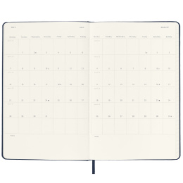 Planner 18M Weekly Hard Cover Horisontell Pocket Black in the group Paper & Pads / Planners / 18-Month Planners at Pen Store (130885)