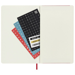 Planner 18M WeekNote Soft Cover Pocket Red in the group Paper & Pads / Planners / 18-Month Planners at Pen Store (130893)