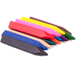 Wax Crayons Jumbo Easy Grip Set of 12 (2 years+) in the group Kids / Kids' Pens / Crayons for Kids at Pen Store (131117)