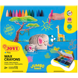 Wax Crayons Jumbo Easy Grip Set of 300 (2 years+) in the group Kids / Kids' Pens / Crayons for Kids at Pen Store (131120)