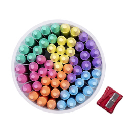 Wax Crayons Jumbo Pastel colours Set of 60 (4 years+) in the group Kids / Kids' Pens / Crayons for Kids at Pen Store (131137)
