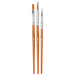 Face Paint Brushes 3 pcs in the group Kids / Kids' Paint & Crafts / Face paint at Pen Store (131274)