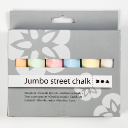 Street Chalks Jumbo Set of 6 in the group Kids / Kids' Pens / Street chalks at Pen Store (131473)