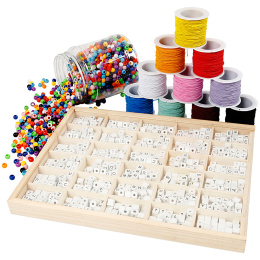 Letter Bead Bracelet Set Megapack in the group Hobby & Creativity / Create / Home-made jewellery at Pen Store (131530)