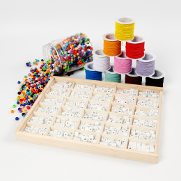 Letter Bead Bracelet Set Megapack in the group Hobby & Creativity / Create / Home-made jewellery at Pen Store (131530)