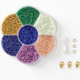 Rocailles Bead Set Purple  in the group Hobby & Creativity / Create / Home-made jewellery at Pen Store (131539)