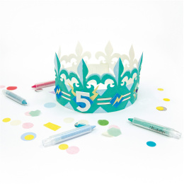 Children's Masks Crowns 6-pack in the group Kids / Fun and learning / Birthday Parties at Pen Store (131580)