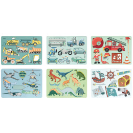 Stencils for children Adventure 6-pack in the group Hobby & Creativity / Hobby Accessories / Stencils at Pen Store (131625)