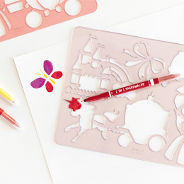 Stencils for children Princess 6-pack in the group Kids / Fun and learning / Stencils and rulers at Pen Store (131626)