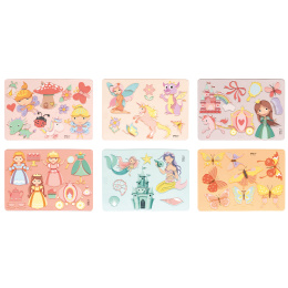 Stencils for children Princess 6-pack in the group Hobby & Creativity / Hobby Accessories / Stencils at Pen Store (131626)