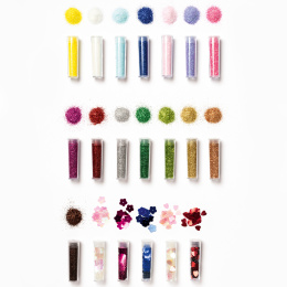 Bio Glitter Mix 20-pack in the group Kids / Fun and learning / Craft Supplies for Kids / Glitter and sequins at Pen Store (131637)