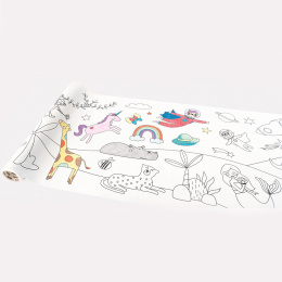 Colouring roll with design 0,3 x 4 m in the group Kids / Fun and learning / Paper & Drawing Pad for Kids at Pen Store (131655)