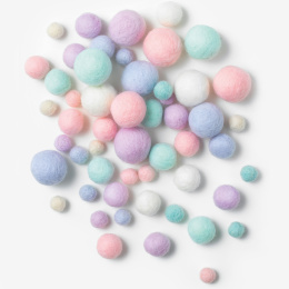 Felt Balls Ice Dream  25-pack in the group Hobby & Creativity / Create / Crafts & DIY at Pen Store (131670)