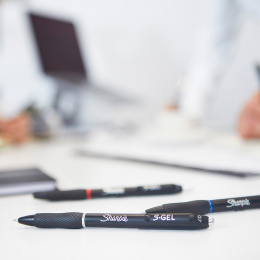 S-Gel 0,7 mm 3-pack Blue in the group Pens / Writing / Gel Pens at Pen Store (131702)