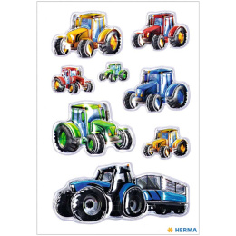 Stickers Tractors 1 sheet in the group Kids / Fun and learning / Stickers at Pen Store (131882)