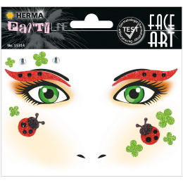 Face Art Stickers Ladybug in the group Kids / Fun and learning / Stickers at Pen Store (131903)