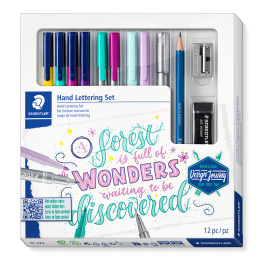 Hand Lettering Set 12 parts in the group Hobby & Creativity / Calligraphy / Lettering Sets at Pen Store (131924)