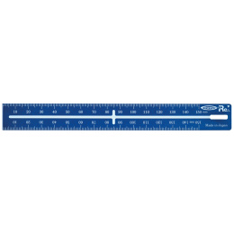 Steel ruler 15 cm Blue in the group Hobby & Creativity / Hobby Accessories / Rulers at Pen Store (131938)