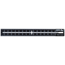 Steel ruler 15 cm Black in the group Hobby & Creativity / Hobby Accessories / Rulers at Pen Store (131940)