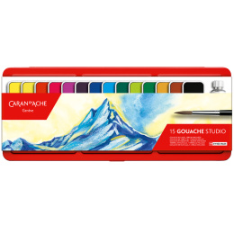 Gouache Studio Box of 15 Colour Tablets in the group Art Supplies / Artist colours /  Gouache at Pen Store (131945)
