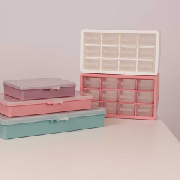 Storage organiser with 12 compartments Off-White in the group Hobby & Creativity / Organize / Storage  at Pen Store (131956)