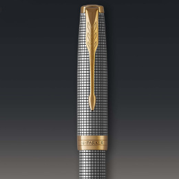 Sonnet Chiselled Silver Fountain pen Fine in the group Pens / Fine Writing / Fountain Pens at Pen Store (131974)