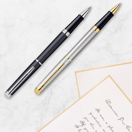 Hémisphère Steel/Gold Rollerball in the group Pens / Fine Writing / Gift Pens at Pen Store (132003)