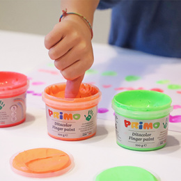 Finger paint Fluo-set 6x100g in the group Kids / Kids' Paint & Crafts / Finger Paint at Pen Store (132083)