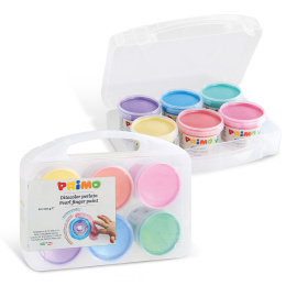 Finger paint Pearlescent-set 6x100g in the group Kids / Kids' Paint & Crafts / Paint for Kids / Finger Paint at Pen Store (132084)