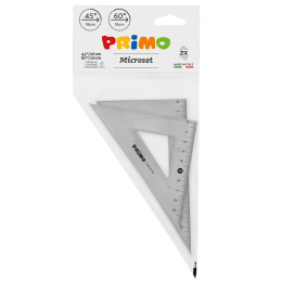 Kit Set square 45°/16 cm + 60°/16 cm in the group Hobby & Creativity / Hobby Accessories / Rulers / Plastic ruler at Pen Store (132119)
