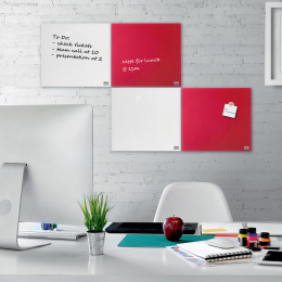 Glass board Nobo 30x30 cm White in the group Hobby & Creativity / Organize / Home Office at Pen Store (132255)