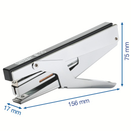 Stapler E10 Silver/Black in the group Hobby & Creativity / Organize / Home Office at Pen Store (132273)