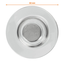 Magnets 32 mm Extra-strong 10-pack Clear in the group Hobby & Creativity / Organize / Home Office at Pen Store (132342)