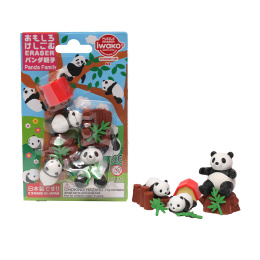 Puzzle Eraser Set Panda in the group Pens / Pen Accessories / Erasers at Pen Store (132459)