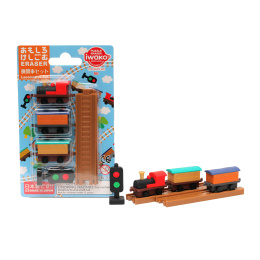 Puzzle Eraser Set Trains in the group Pens / Pen Accessories / Erasers at Pen Store (132462)