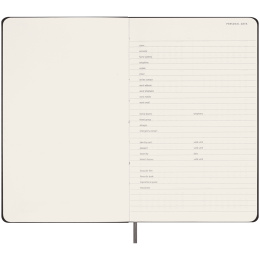 Planner Undated WeekNote Large Black  in the group Paper & Pads / Planners / 12-Month Planners at Pen Store (132589)