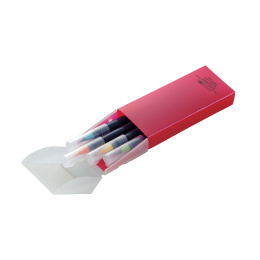 Pen case Aqua Drops Red in the group Pens / Pen Accessories / Pencil Cases at Pen Store (132640)