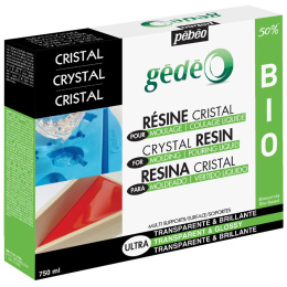 Gédéo Bio-based Crystal resin 750ml in the group Hobby & Creativity / Techniques / Molding at Pen Store (132708)