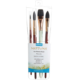 Neptune Synthetic brush Mc Professionnel 4-set in the group Art Supplies / Brushes / Watercolor Brushes at Pen Store (132782)