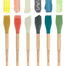 Catalyst Silicone Blade Long Handle No 2 30 mm Blue in the group Art Supplies / Studio / Palette Knives at Pen Store (132795)